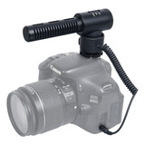 Microfone Stéreo +10 Db Shotgun P/câmera-canon,fujifilm