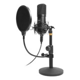Microfone Streamer Pro Dazz 6014568 Espuma No Microfone 2.0 