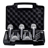 Microfone Superlux Pra D5 Vocal Profissional Kit C 5 Pçs