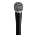 Microfone Superlux Tm58 Dinâmico Cardioide Cor Preto prateado