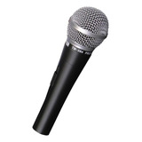 Microfone Tag Tm584 Tagima Mão Cabo Xlr p10 Cachimbo Sm58 P3 Cor Preto