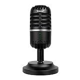 Microfone Tgt Anzer, Usb, Preto, Tgt-anzr-bl01