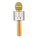 Microfone Tomate Mt-1036 Cor Dourado