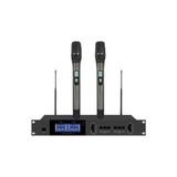 Microfone Uhf Digital Multifrequencia Duplo Uhf Le 913