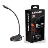 Microfone Usb Gamer Direcional De Mesa Para Pc Computador