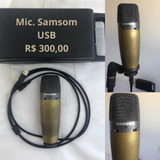 Microfone Usb Samson C01-u