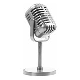 Microfone Vocal Dinamico Retro