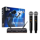 Microfones Dylan Dw-602 Preto Max Modelo Novo Nf E Garantia