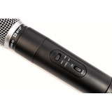 Microfones Sem Fio Byz Mb-59 Duplo Dinâmico Profissional Uhf Cor Preto