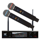 Microfones Sem Fio Duplo Uhf Tsi-900 Tsi + Garantia De 1 Ano
