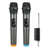Microfones Sem Fio Profissional Recarregável Karaoke