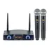 Microfones Uhf Mult Canal Profis Duplo Karsect Krd-200dm