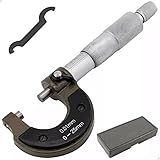 Micrômetro Externo 0 À 25mm Leitura 0 01mm C Estojo