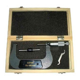 Micrômetro Externo 75 A 100mm X 0 01mm C estojo Eda 3ao
