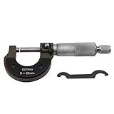Micrômetro Micrômetro Externo Micrômetro Externo De Alta Precisão Medidor De Espessura 0 A 25mm Faixa De Medição Ratchet Stop Lock Porca Ferramenta De Maquinista De Precisão Premium