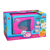 Microondas Infantil Luz E Som Brinquedos Forno Le Chef