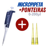 Micropipeta 20 200ul Monocanal Ponteira Gilson Pct 1000