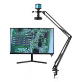Microscópio Articulado Com Câmera 48mp 130x 4k Hdmi Usb