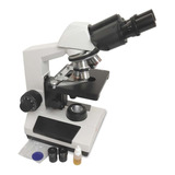 Microscópio Binocular Acromático Led 40x 1000x