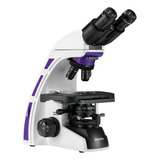 Microscopio Binocular O Finita Acromatico Led Aumento 2000x