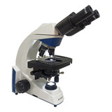Microscópio Biológico Binocular 1600x Led Blue1600