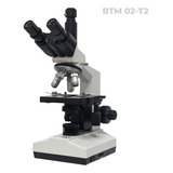 Microscópio Biológico Binocular Aumentos De 40x Á 1000x