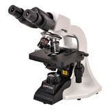 Microscópio Biológico Binocular Com Aumento 40x Até 1000x
