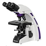 Microscópio Biológico Binocular De Ótica Finita Acromático LED Aumento 1000x Global Optics NO216B Profissional Utilizado Em Laboratórios Clínicos Veterinários De Ensino E Pesquisa 