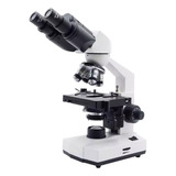 Microscópio Biológico Binocular Di 521b 2500x Cor Branco 110v 220v
