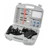 Microscópio Biológico Maleta Portátil 28 Peça 600x 1200x Nf