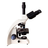 Microscópio Biológico Trinocular Ampliação 40xaté1000x Led