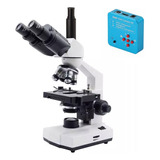 Microscopio Biologico Trinocular Di