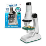 Microscópio Brinquedo Infantil Amplia 1200x Polibrinq