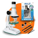 Microscópio Brinquedo Infantil Educativo 1200x Ciência