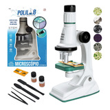 Microscópio Completo Cientista Educativo Infantil Brinquedo