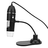 Microscópio Digital Kaufpart LED 50X-1000X USB- Microscópio Eletrônico De Substituição Com Suporte