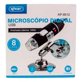 Microscopio Digital Knup Kp 8012 1000x Led Usb Com Software