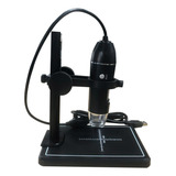 Microscópio Digital Usb 1000x Com Câmera Led 8x Suporte De