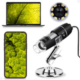 Microscópio Digital Usb 1600x Hd Lupa Eletronicos Pc Android