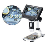 Microscópio Digital Usb Tela Lcd 4 3 Lupa Led Iluminação Nf