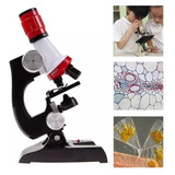 Microscópio Educacional Didático Ótico 300x 600x 1200x