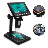 Microscópio Eletrônico Digital Tela Lcd Full Hd Recarregável