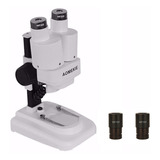 Microscópio Estéreo Binocular Aomekie 20x 40