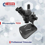 Microscópio Estereoscópico Trinocular Simul focal Aida