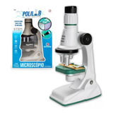 Microscópio Interativo Infantil C 3 Lentes Ampliação 1200x
