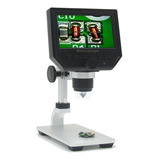 Microscópio Lcd 4 3 Full Hd 1080p Digital Portátil 1x À 600x Cor Preto 110v 220v