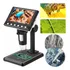 Microscópio Lcd 4.3 Hd 720p Usb Digital Portátil 1000x Cor Preto
