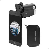 Microscópio Portátil 60x A 100x Com Led Branco  Luz Uv E Clipe Para Celular   Marca Lorben