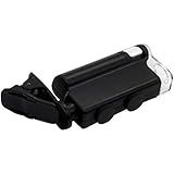Microscópio Portátil Celular Lupa Zoom 800x Luz UV E Branca
