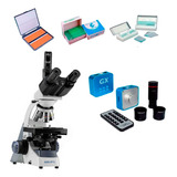 Microscópio Tri Plan 2000x C/ Câmera 14mp Hdmi Usb + Brindes